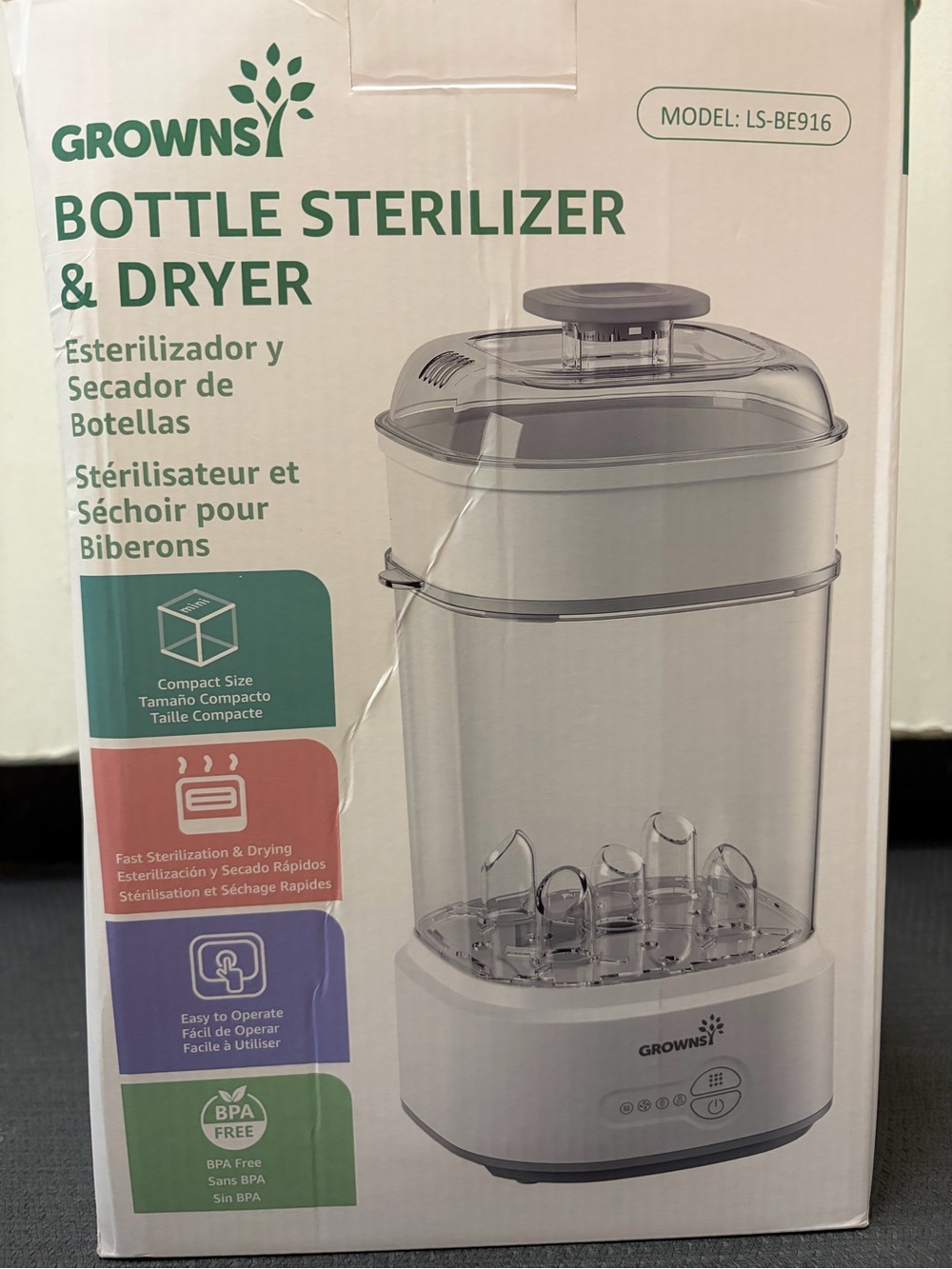 Baby Growns Bottle Sterilizer & Dryer